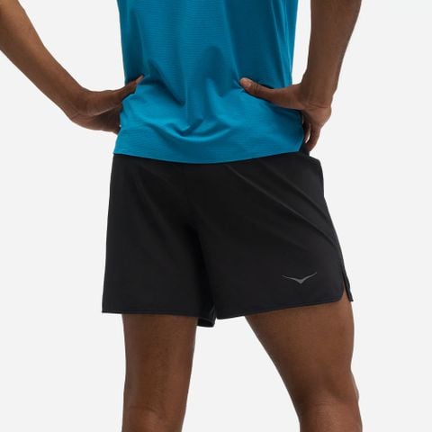  Quần Short Chạy Bộ Nam Hoka Glide 5'' With Brief - Black 