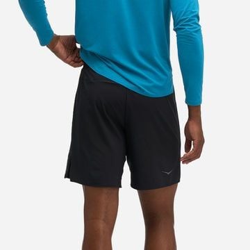  Quần Short Chạy Bộ Nam Hoka Glide Short 7'' 2in1 - Black 