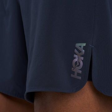  Quần Short Chạy Bộ Nam Hoka Glide Short 7'' 2in1 - Varsity Navy 