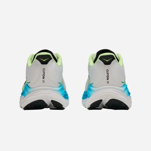 HOKA Clifton 11 Frost/Black góc sau