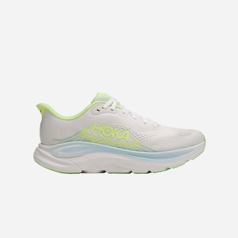  Giày Chạy Bộ Nữ Hoka Clifton 11 Wide - Frost / Neon Yuzu 