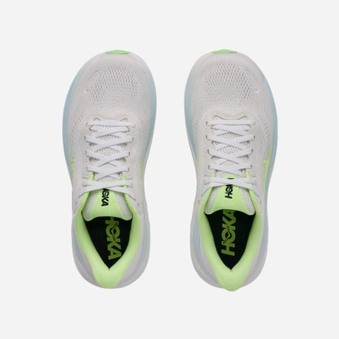  Giày Chạy Bộ Nữ Hoka Clifton 11 Wide - Frost / Neon Yuzu 