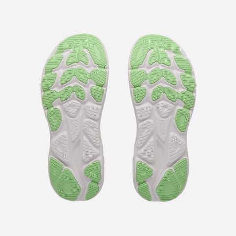  Giày Chạy Bộ Nữ Hoka Clifton 11 Wide - Frost / Neon Yuzu 