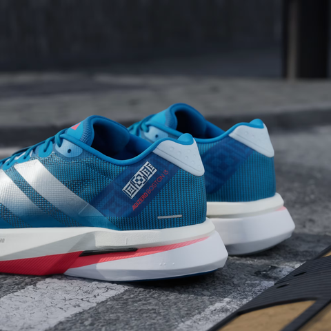  Giày Chạy Bộ Nam ADIDAS Adizero Boston 13 - Solar Blue/ Silver Metallic/ Dark Solar Blue 