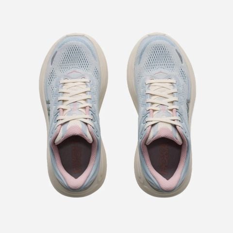  Giày Chạy Bộ Nữ Hoka Bondi 9 GLM - Alabaster / Mineral Blue 