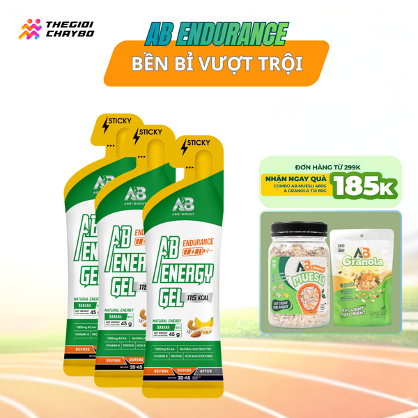  Gel Năng Lượng AB Endurance Gói 45g - Vị Chuối 