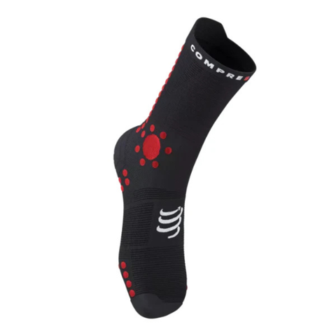  Tất Chạy Trail Compressport Pro Racing Socks v4.0 - Black/Red 