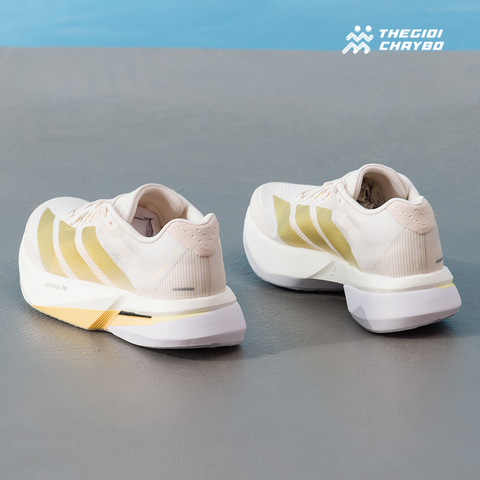  Giày Chạy Bộ Nữ ADIDAS Adizero Boston 13 - Chalk White/ Gold Met/ Orange Tint 