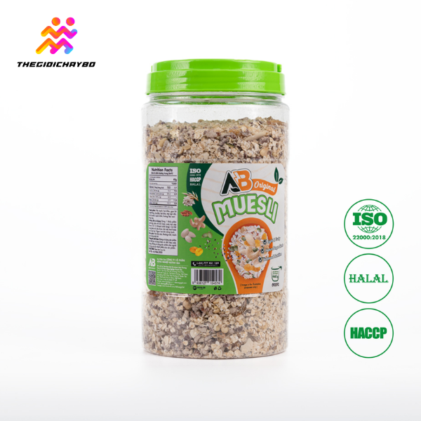 Ngũ Cốc Dinh Dưỡng AB Muesli Hũ Nhựa - Vị Truyền Thống 
