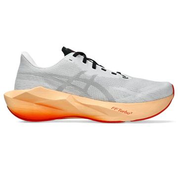  Giày Chạy Bộ Nam Asics Novablast 6 - White / Orange Glow 