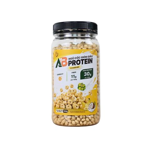  Ngũ Cốc Giòn Cao Đạm AB - Vị Chuối Dừa 