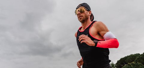  Băng Bảo Vệ Ống Tay Compressport ArmForce Ultralight - White/Fluorescent 