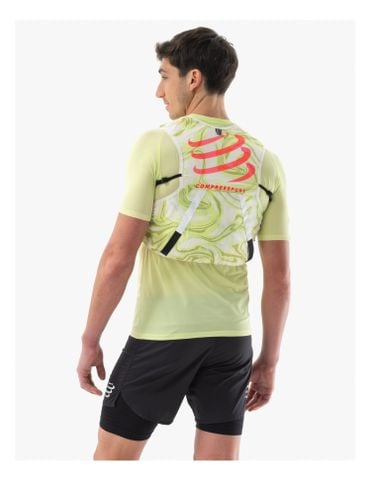  Vest Nước Chạy Bộ Compressport UltRun S Pack Evo 10 - Sugar/ Green Camo 