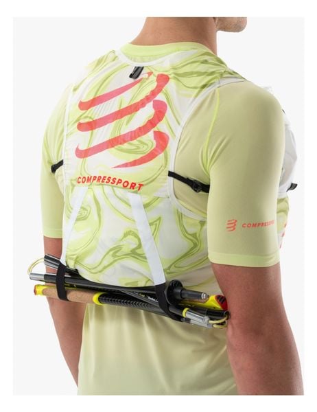  Vest Nước Chạy Bộ Compressport UltRun S Pack Evo 10 - Sugar/ Green Camo 