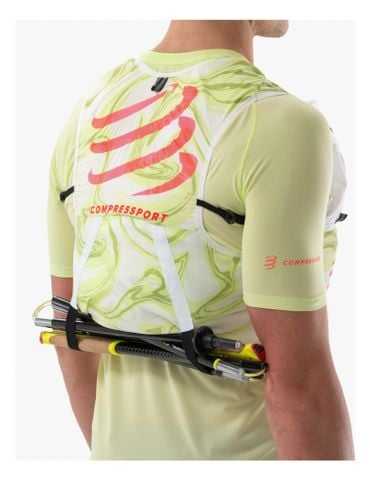  Vest Nước Chạy Bộ Compressport UltRun S Pack Evo 10 - Sugar/ Green Camo 