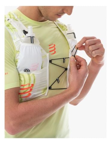  Vest Nước Chạy Bộ Compressport UltRun S Pack Evo 10 - Sugar/ Green Camo 