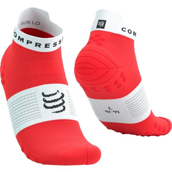  Tất Thể Thao Compressport Pro Racing Socks V4.0 Run Low - Red/White 
