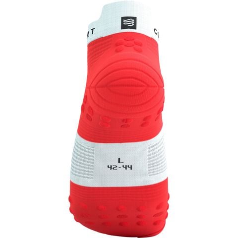  Tất Thể Thao Compressport Pro Racing Socks V4.0 Run Low - Red/White 
