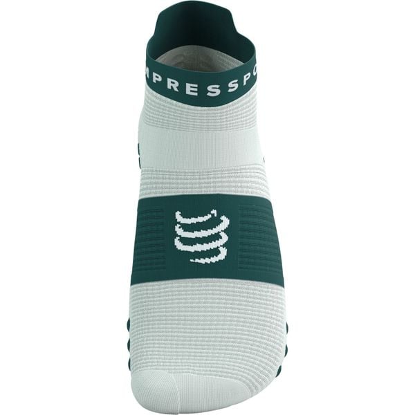  Tất Chạy Bộ Compressport Unisex's Pro Racing Socks V4.0 Run Low - Xanh lá 