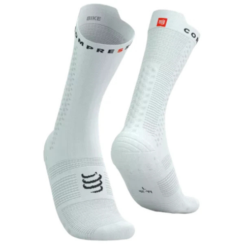  Tất/Vớ Đạp Xe Compressport Pro Racing Socks v4.0 - White/Black 
