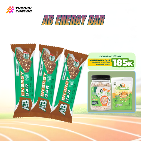  Thanh Năng Lượng AB Energy Bar - Vị Cacao Bạc Hà 