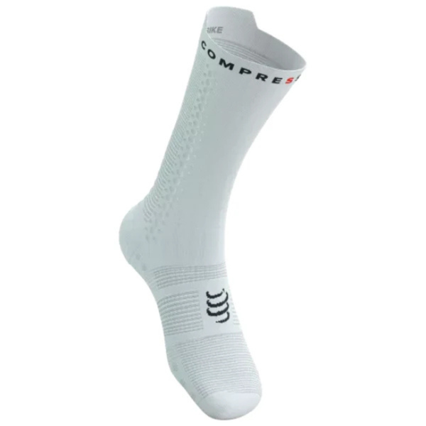  Tất/Vớ Đạp Xe Compressport Pro Racing Socks v4.0 - White/Black 