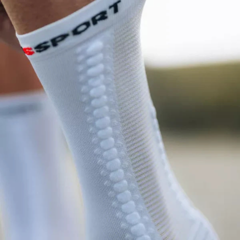  Tất/Vớ Đạp Xe Compressport Pro Racing Socks v4.0 - White/Black 