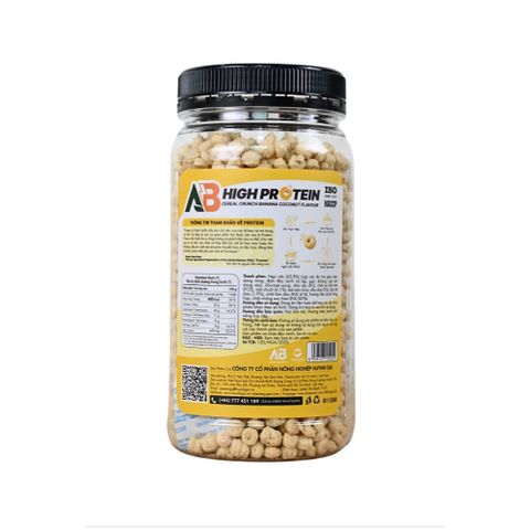  Ngũ Cốc Giòn Cao Đạm AB - Vị Chuối Dừa 