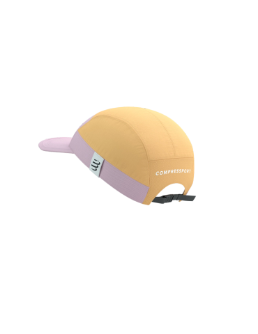  Nón thể thao Compressport 5 Panel Light Cap - Buff Orange/Roseate 