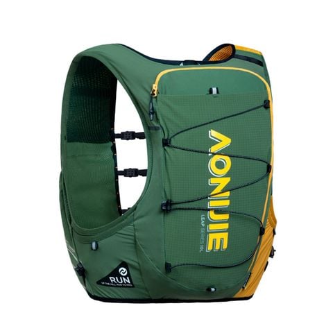  Vest Nước Chạy Bộ Aonijie C9116 Trail Running 10L - Xanh Lá Vàng 