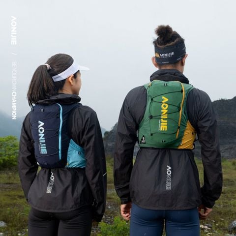  Vest Nước Chạy Bộ Aonijie C9116 Trail Running 10L - Xanh Lá Vàng 