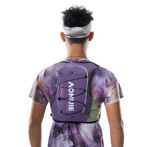  Vest Nước Chạy Bộ Aonijie C9116 Trail Running 10L - Tím Xanh Lá 