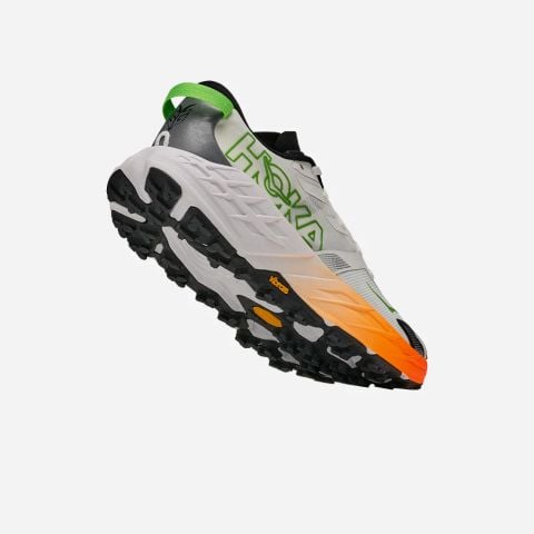  Giày Chạy Địa Hình Nam Hoka Speedgoat 7 - Frost/Neon Tangerine 