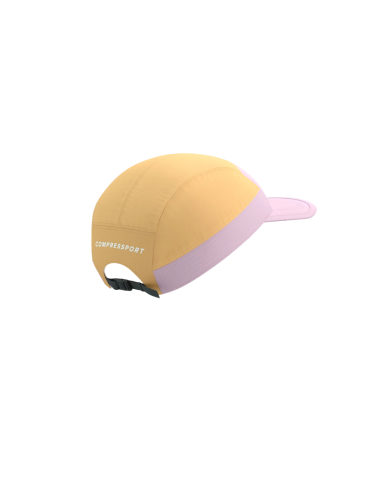  Nón thể thao Compressport 5 Panel Light Cap - Buff Orange/Roseate 