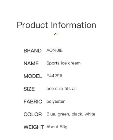  Khăn Đá Thể Thao, Khăn Chườm Lạnh, Bảo Vệ Cổ Aonijie E4429 - Xanh Dương 