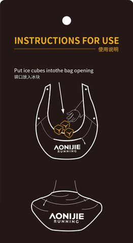  Khăn Đá Thể Thao, Khăn Chườm Lạnh, Bảo Vệ Cổ Aonijie E4429 - Xanh Dương 