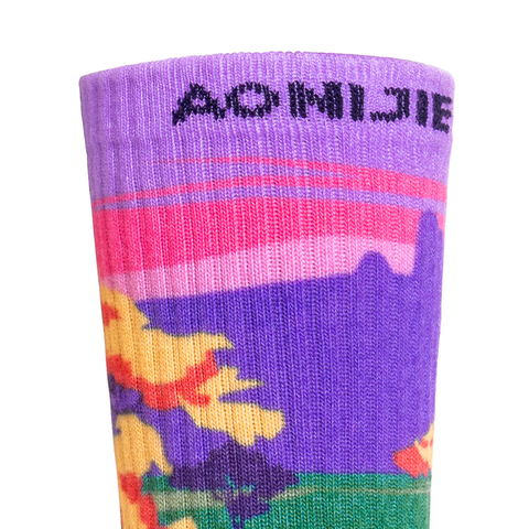  Vớ Xỏ Ngón Cổ Cao Aonijie E4843 - Con Hươu Tím 