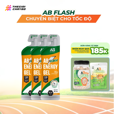  Gel Năng Lượng AB Flash Gói 40ml - Vị Trái Cây Hỗn Hợp 