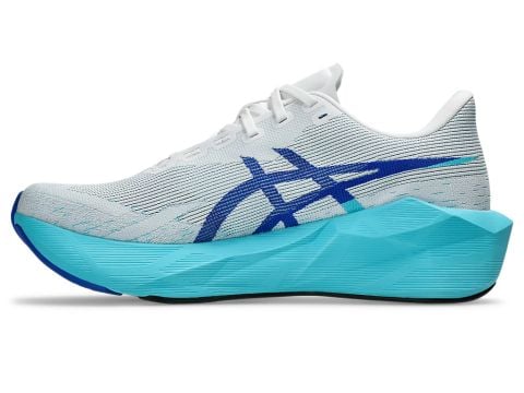  Giày Chạy Bộ Nam ASICS Novablast 6 - White / Energy Aqua 