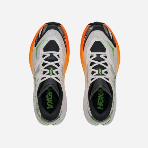  Giày Chạy Địa Hình Nam Hoka Speedgoat 7 - Frost/Neon Tangerine 