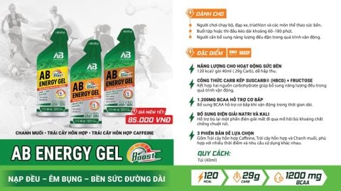  Gel Năng Lượng AB Boost - Vị Trái Cây Hỗn Hợp 