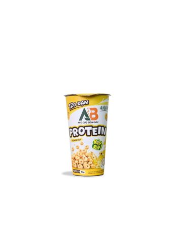  Hũ Ngũ Cốc Giòn Cao Đạm AB - Vị Chuối Dừa 40G 