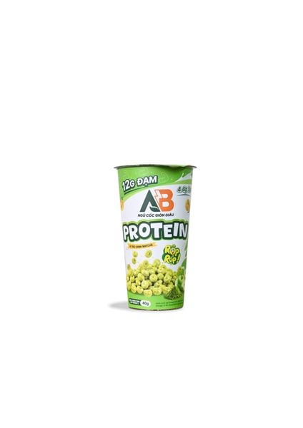  Hũ Ngũ Cốc Giòn Cao Đạm AB - Vị Táo Xanh Mattcha 