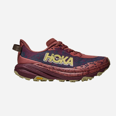  Giày Chạy Bộ Nữ Hoka Speedgoat 6 Wide Trail - ROUGE / BL 