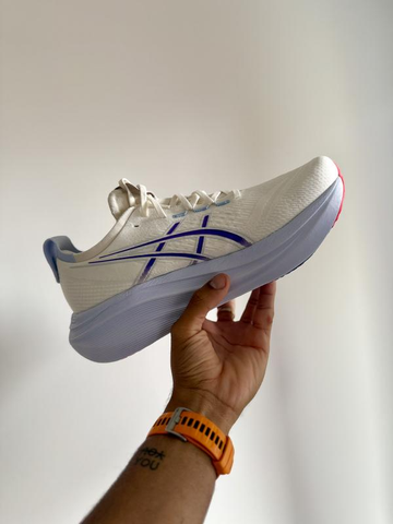  Giày Chạy Bộ Nam Asics Gel Nimbus 27 Tokyo - Cream/Edo Purple 