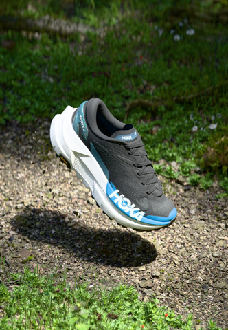  Giày Chạy Bộ Nam Hoka Mafate X Trail - Black / Skyward Blue 