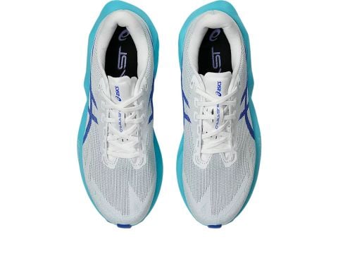  Giày Chạy Bộ Nam ASICS Novablast 6 - White / Energy Aqua 