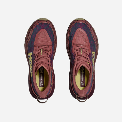  Giày Chạy Bộ Nữ Hoka Speedgoat 6 Wide Trail - ROUGE / BL 