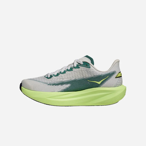  Giày Chạy Bộ Nam Hoka Mach 7 Wide - Frost / Neon Yuzu 