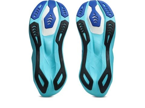  Giày Chạy Bộ Nam ASICS Novablast 6 - White / Energy Aqua 
